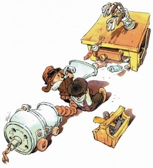 Промывка теплообменника основного 