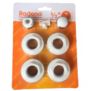 Комплект пробок для радиатора 1/2 RADENA (7 предметов)