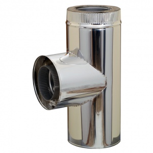 Тройник нерж. 90град. ДУ 210-150