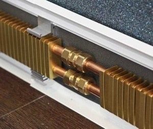 Теплый плинтус водяной
