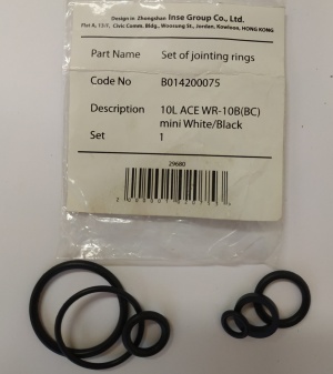 B014200075 Ремонтный комплект прокладок (6 шт) - 10L ACE WR-10B(BC) mini White/Black